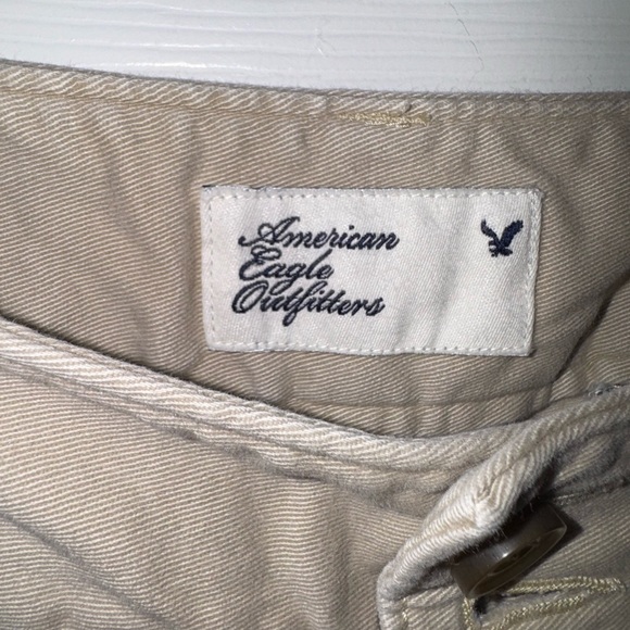 American Eagle Outfitters Light Khaki Pants Work School Casual Size 10 - Picture 5 of 9